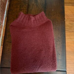 From J Crew collection         Burgundy Women's Sweater